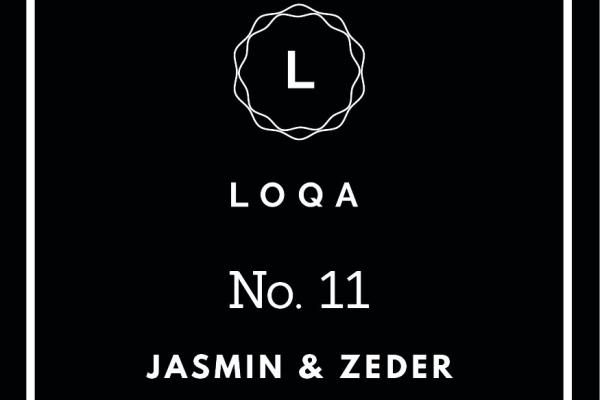 LOQA Duftkerze Jasmin und Zeder - Serie Signature