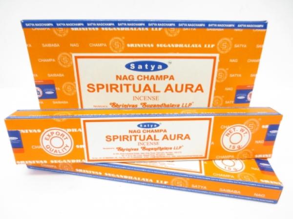 Satya Nag Champa Spiritual Aura Räucherstäbchen 15g